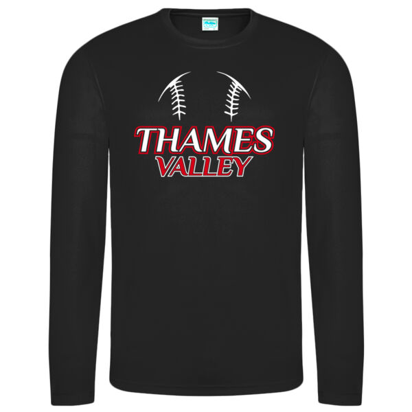 Thames Valley Softball - Long Sleeve Cool Shirt - BK Thumbnail