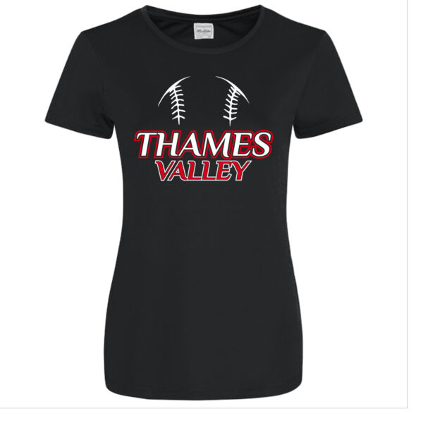 Thames Valley Softball - Women's Cool Sports T-Shirt BK Thumbnail