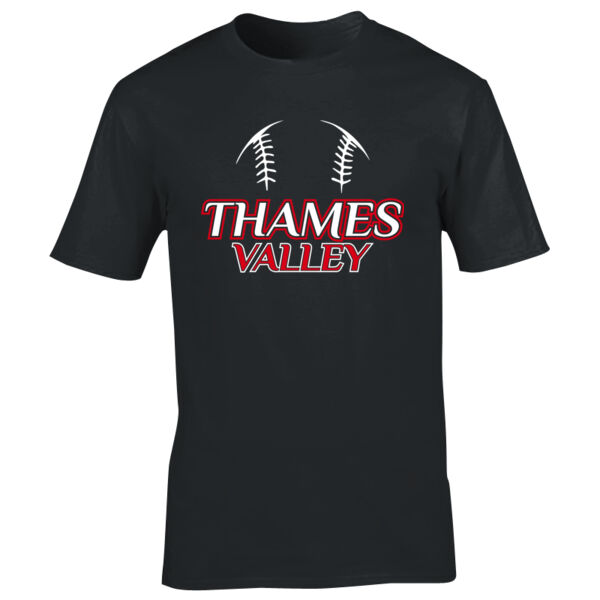 Thames Valley Softball - Official Cotton T-Shirt BK Thumbnail