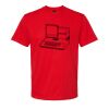 Softstyle™ midweight adult t-shirt Thumbnail