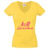 Lady-fit Valueweight V-Neck T-Shirt Thumbnail